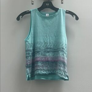 Ivivva Teal and Purple Muscle Tank
